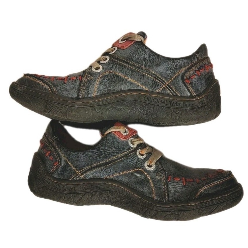 TMA Times TMA Eyes Womens Size 7 Air Step Walking Shoes Lace Up Sneakrs - Picture 1 of 7